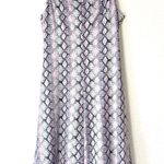 Eye Candy Vintage Y2K Purple Snakeskin Sleeveless Dress Size Medium Photo 1