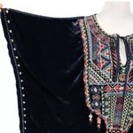 Johnny Was Nemita extremely heavily embroidered velvet Caftan/Tunic NWT RARE Photo 12