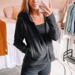 Lululemon Black Zip Up Hoodie!! Photo 0