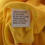 Mac Duggal Women's Leena One-Shoulder Ruffle Casual Mini Dress Yellow Size 6 NWT Photo 8