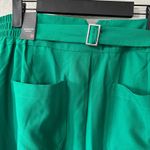 Torrid NEW  Wide‎ Leg Studio Crepe Pleated Shorts Bosphorus Kelly Green Size 18 Photo 3