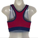 Nike  Vintage 1990s Blue and Red Racerback Sports Bra Medium 8-10 Photo 3