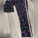 Topshop  Abstract Floral Print Navy Pants Size 6 Photo 10