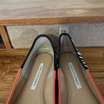 Diane Von Furstenberg  Ballet Flat Women Size 8 Orange Leather Zebra Calf Hair Photo 7
