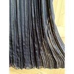 Sandro  Silk Blend Black Belted Long Dress Size 1 Small Photo 6