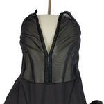 Zyia  Medium Black Activewear Top Short Sleeve Gym Fitness Athleisure Photo 4