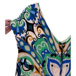 Maeve Anthropologie  Folksong Novelty Floral Bird‎ Print Shift Dress Size Large Photo 11