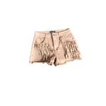 Versona Brown Fringe Modern Shorts Photo 1