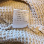 Andthewhy Size Small Crop Top Waffle Knit Acid Washed Collar Pocket Photo 6