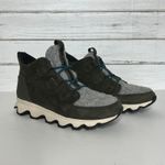 Sorel Kinetic Conquest Boots Size 9.5 Green Gray Waterproof Wool Blend Photo 8