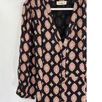 Nicholas Black Printed Silk Noura Tie Waist Maxi Dress Size 14 Photo 2