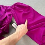 S. DEER Crop Top Womens M Magenta Off Shoulder Puff Sleeve Tie Waist Elastic NWT Purple Size M Photo 4