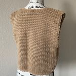 Hunt Club Vintage Crochet Button-up Tank Top Photo 4
