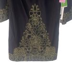 Lilly Pulitzer NWT Size 2 XS Shauna Black Gold Embroidered Tunic Dress Photo 3
