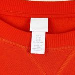 H&M Women's Medium Orange Paris Graphic Sweatshirt Oversized Crewneck Pullover Photo 3