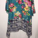 Johnny Was ‎ Floral Silk Tunic Dress Photo 2
