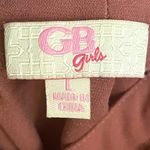 GB Girls Juniors Size Large Off-Shoulder Top • Spaghetti Straps •Solid Mauve EUC Photo 9