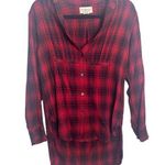 Denim & Supply Ralph Lauren Women Size Medium Buffalo Red Holiday Blouse Photo 0