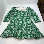 Mille Resort & Travel Kelly Green White Floral‎ Dress Womens Size XL NEW Photo 12