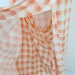 Stitch Fix NWT 41 Hawthorn Brigitte Knit Dress Peach Gingham Size Small S NEW Photo 3