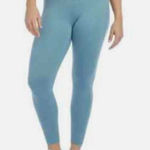 Danskin  1720442 SMOKE‎ BLUE BRUSHED CONTOUR LEGGINGS SZ M Photo 0