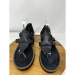 Cat Caterpillar Sandal Womens Leather Shanna Ankel Strap Thong Black Size‎ 10 Photo 2