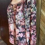 Haute Hippie Small Pink Floral Long Sleeve Blouse Photo 3