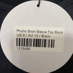Princess Polly PHYLLIS SHORT SLEEVE TOP BLACK US SIZE 6 Photo 7