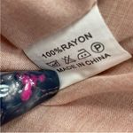 Anthropologie Jaase Floral Dandelion Wide‎ Leg Jumpsuit Peach Blue Small Photo 13