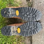 VTG Vasque Vibram Suede Old School Hiking Boots Men’s 8.5/Women’s 10 Brown Photo 7