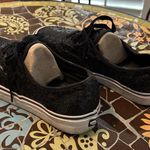 Vans VAN’S Black Sequin Sneakers Sz: 8 Photo 4