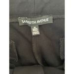 SAK FIFTH AVENUE Black Straight Leg Ankle Pants Womens Size 12 Stretch Photo 6