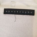 Apostrophe  Cardigan Size P2P 20" Photo 2