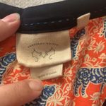 Anthropologie Vanessa Virginia womens 2 xs extra small orange tiger shirt top cu Photo 3