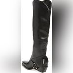 AZALEA Wang Lincolnpark Western Boot 7.5 Knee High Moto Black Photo 1
