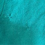 White + Warren Women’s Size S Turquoise Blue Cashmere Sweater Cardigan Photo 7