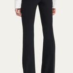 Alexander McQueen NWOT Black 100% Wool Crepe Boot Cut Suiting Pants Sz 38 / US 2 Photo 1