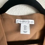 Sincerely Jules Tan Sleeveless Vest Brown Photo 1