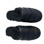 BEARPAW  Puffy Slip-On Slippers Women's Size 10 Non-Slip Black Nylon House Shoes Photo 5