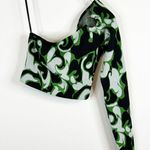 ZARA NWT One Shoulder O-Ring Detail Crop Top S Photo 1