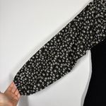 Anthropologie Woven Ruffle Sleeve Sweater Size Medium Photo 7