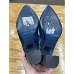 Free People  Dakota Boots Women's 38 Blue Suede Studded Embellished Western S72 Photo 4