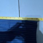 A New Day  Women's High Rise Skinny Ankle Pants Navy Blue Pinstripe 8 Regular Photo 8