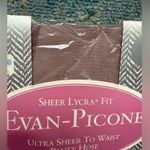 Vintage NOS 80s Evan Picone sheer Lycra gray panty hose, size medium Photo 3