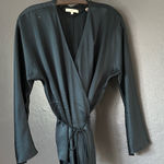 Vince  Dark Teal two piece set top and skirt Photo 0