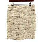 J.Crew Silk Textured Pencil Skirt Beige Office Business Professional Size 4 Tan Photo 0