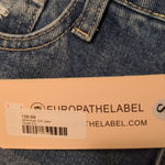 Europa The Label American Girl Distressed Fringed Jeans Size Small (2/4) Blue Photo 2