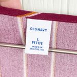 Old Navy  Waist-Defined Keyhole Neckline Long Sleeve Knee Length Dress LG Petite Photo 6