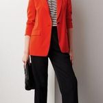 RTR Hugo BOSS Jocaluah Blazer sz8 solid orange work career Size 8 Photo 0
