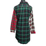 Ralph Lauren  LRL Flannel Sleep Shirt Womens Medium Button Up Long Sleeve Plaid Photo 2